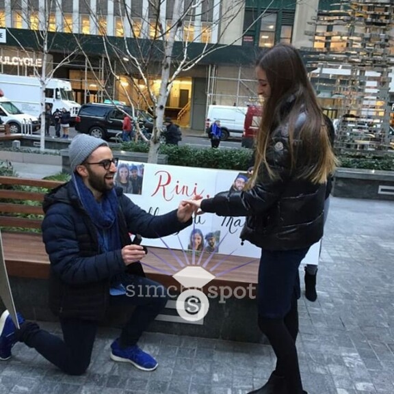 Engagement of Rini Chemtob and David Gindi | simchaspot.com